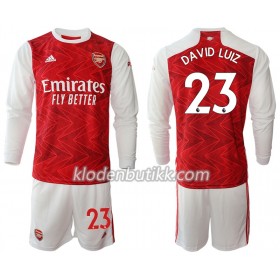 Arsenal David Luiz 23 Barn Hjemmedraktsett 2020-2021 Langermet (+ Korte bukser)